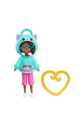 Polly Pocket Kapüşonlu Bebek -Mavi HKV98 HKV99 Lisanslı Ürün