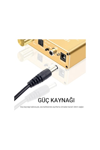 Veggieg Koaksiyel Toslink Optik Dijital To 3.5mm Rca Analog Ses Çevirici Adaptör
