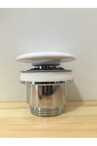 Kale 7080068100 Beyaz Yuvarlak Novatik Lavabo Sifonu