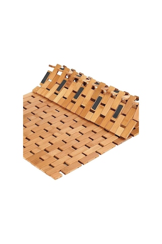 Digithome Kaymaz Taban Katlanabilir Çok Amaçlı Mat Dekoratif Banyo Paspası 50x80 Cm- 1401 Bej
