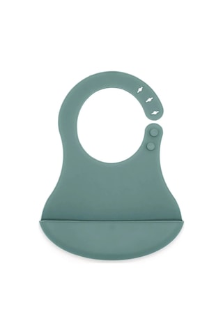 Babyjem Mini Silikon Mama Önlüğü Mint