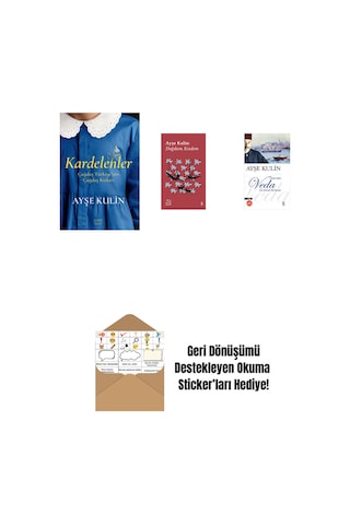 Kardelenler + Everest Açıkhava 19 - Doğdum. Kızdım + Veda Midi Boy + Okuma Sticker'ları