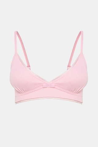 Penti My First Bra Basic Rib 2Li Çok Renkli Sütyen - Çok Renkli