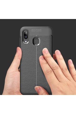 Samsung Uyumlu Galaxy A10s Kılıf Zore Niss Silikon Kapak Siyah