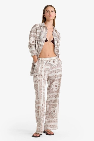 Defacto Regular Fit Şal Desenli Plaj Pantolonu-fall İn Love F8336ax25hsbn166 Kahve