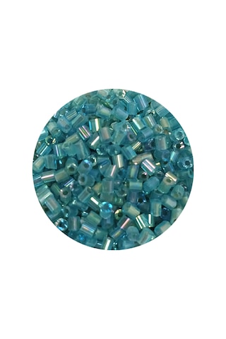 Kesme Cam Boncuk 2mm - 60 Gram - Şeffaf Çam Yeşili - Bnc380