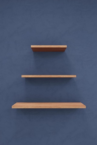 Asra Trend Modern 3'lü Uçan Raf%100 Mdf Çok Amaçlı Duvar Rafı Dekoratif Düzenleyici Kitaplık Seti Drf-02 Petra Diğer