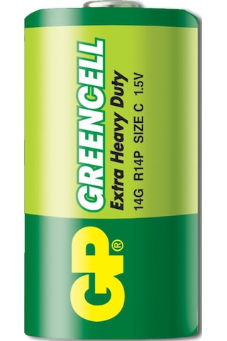 Gp Greencel R14 Orta Boy Çinko Pil 24'lü Paket Gp14g 2s2