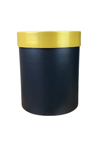 Cihan Çiçekçilik Gold Kemerli 30x25 Siyah Saksı Çok Renkli