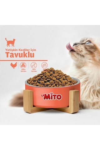 Lamito Tavuklu Yetişkin Kedi Maması 1 Kg - 10'lu Paket