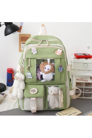 5 Parçalı Büyük Kapasiteli Öğrenci Okul Çantası
