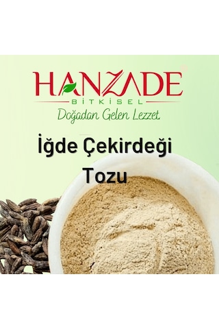 Hanzade Bitkisel İğde Çekirdeği Tozu Taze Öğütülmüş 1 KG