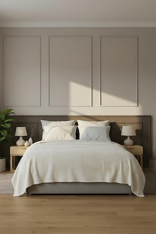 Pufina Tek Kişilik Tavşan Tüyü Dokulu Peluş Battaniye & Yatak Örtüsü 150x220 Ekru