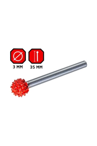 Rox Wood 0275 Karbür Yuvarlak Tip Ahşap Şekillendirme Törpü