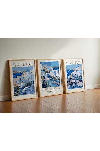 ' Lü Çerçevesiz Poster Modern Dekoratif Çerçevesiz Poster Tablo 3matisse3 50 X 70