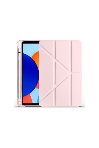 Xiaomi Redmi Pad Se 8.7 Kılıf Tri Folding Kalem Bölmeli Standlı Kılıf Kapaklı Kılıf