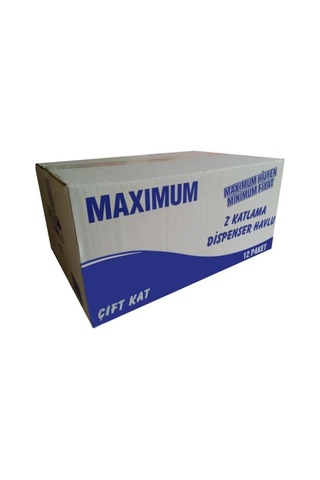 Maximum Z Katlama Dispenser Havlu 100'lu 12 Paket 20.5 x 20.5 CM