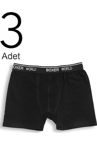 3'Lü Erkek Likralı Boxer 14100-A3