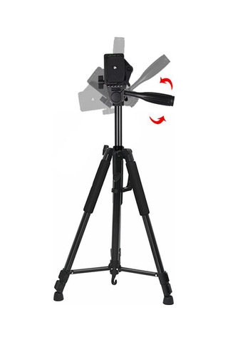Ayex Lt-3366 140cm Tripod 3 Yönlü Kafa, Su Terazili, Kamera Ve Telefon Uyumlu