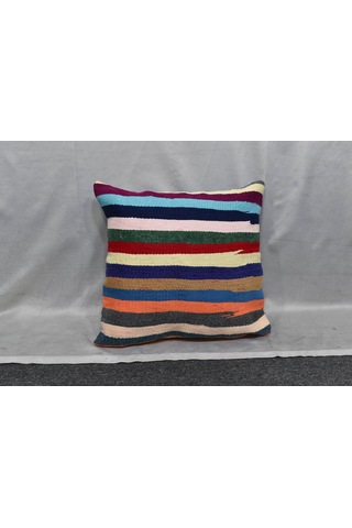 Zehra Abla Halı Yeni El Dokuma Dekoratif Kilim Kırlent Yastık Kılıfı 6233