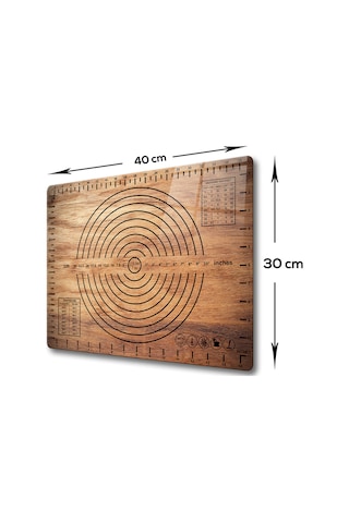Cam Hamur Açma Matı Ahşap Görünümlü 30cm X 40cm