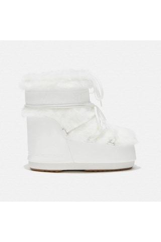Moon Boot İcon Low Faux Fur Kadın Bot-140939-9857 Optıcalwhıte