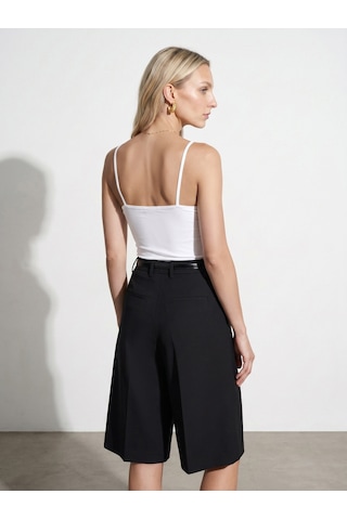 Dilvin 21191 Dantelli Top-beyaz