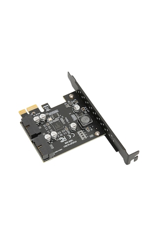 Fosenze Pcıe 1x'den Usb 3.2 Gen1'e Çevirici Kart - 2x 19pın Çıkış, 5gbps Hız, Renesas Upd720201, Windows/linux Desteği