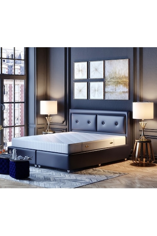 Frigya Yatak Sandıklı Baza Başlık Set 160 x 200 CM