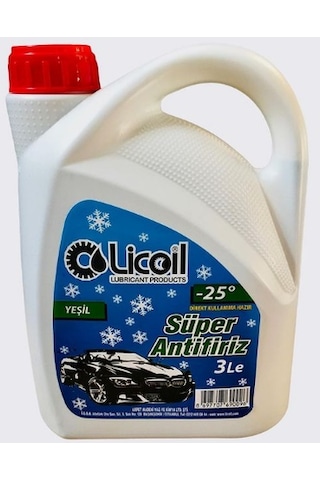 Licoil Antifriz Mavi 3 Lt- 3Kg-15Kg-16Kg Mevcut N11.584