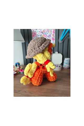 El Yapımı Tığ İşi My Little Pony Peluş Oyuncak Applejack Çok Renkli