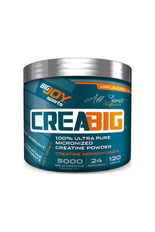 Bigjoy Creabig %100 Micronized Powder 120 Gram - Kreatin