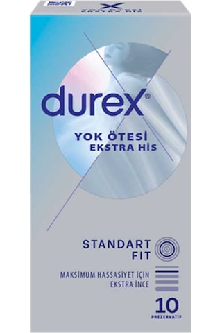Durex Yok Ötesi Ekstra His 10'lu Paket Durex Yok Ötesi Ekstra His 10'lu Paket