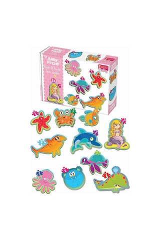 1710 Baby Puzzle Benim İlk Puzzlem Deniz Canlıları Standart