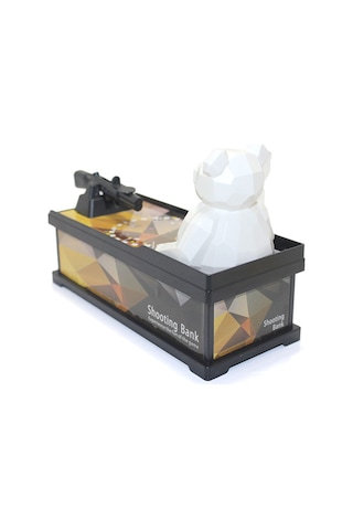 2 Adet Ayıcıklı Kumbara 14x21 Cm Boyutunda Çocuk Tasarımlı Para Biriktirme Kabı, Bozuk Para Kutusu, Piggy Bank