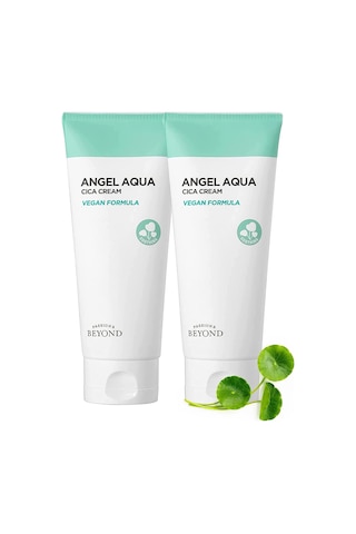 Aqua Cica Cream Nemlendirici Yatıştırıcı Krem Seti Cica Centella Panthenol Vegan 2x150 Ml