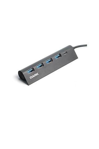 Dark Usb Type A To 1Xusb C Charge 4 Port Usb2.0 Hub Dk Ac Usb346 Switch
