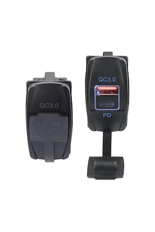 Ic-266c-4 Marin Tip İkili Usb 3.0 + Type-c Şarj Soketi