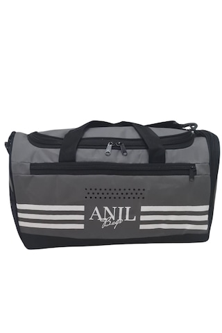 Anılbags Anıl Bags Spor Seyahat Çantası 45 Cm Ayakkabı Bölümlü Gri