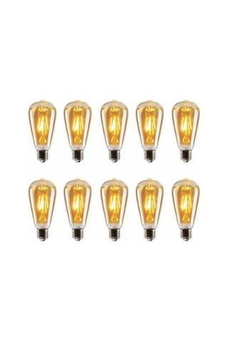 4 Watt Rustik Ampul Amber Renk 10 Adet