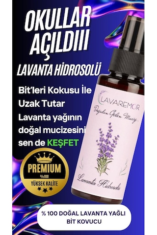 Lavaremor Doğal Lavanta Yağlı Hidrosol Sprey 100 ML