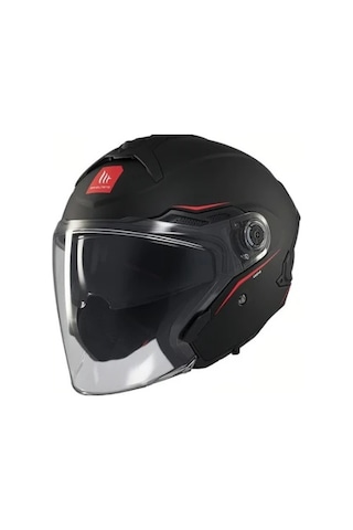 Mt Cosmo Sv Solid A1 Mat Siyah Açık Kask Mat Siyah