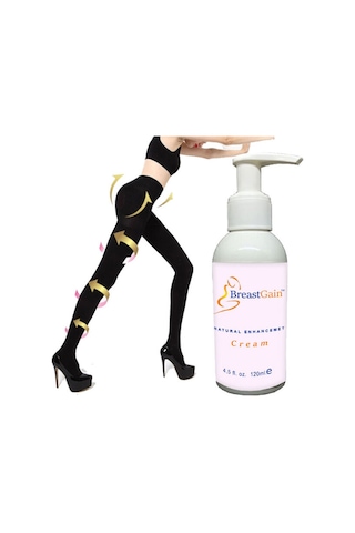 Breastgain Göğüslerinize Krem 120ml + L-xl Mikro Kapsüllü Şekillendirici Tayt