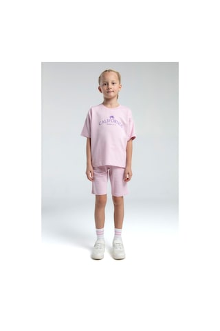 Rolypoly Kız Çocuk Pembe Bermuda Takım Rp3591-c-v1 Pembe