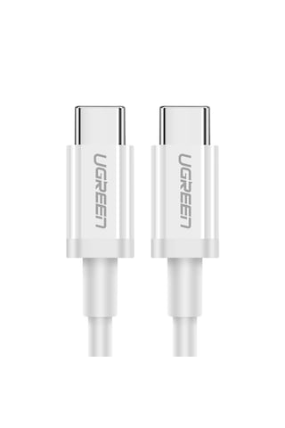 Ugreen 60518 Usb-c 60w 3a Qc Pd Hızlı Şarj Kablosu 1 M Beyaz
