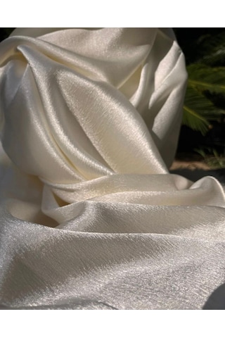 Gesshop Kadın Abiye Janjan Şal Krem