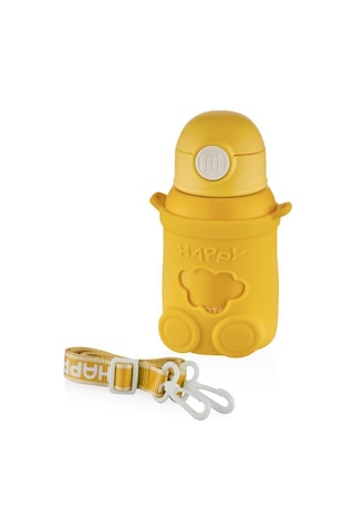 Shotay Happy Everyday Çelik Termos Matara Çocuk 480ml Sarı