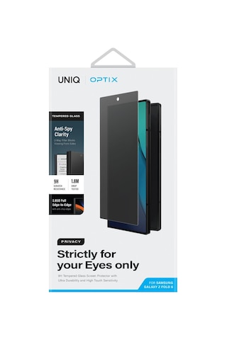 Samsung Galaxy Uyumlu Z Fold 6 Ekran Koruyucu Optix Privacy Serisi Hayalet Oleofobik Yüzey Kolay Kurulum