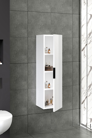 %100 Mdf 30 Cm Chester Boy Dolabı Beyaz