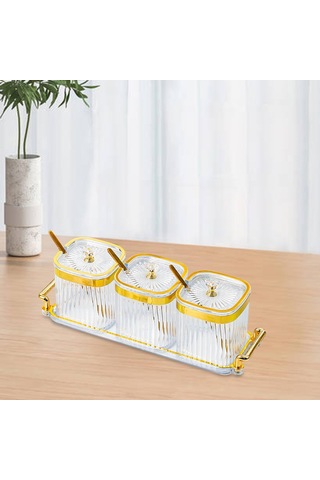 Homyl Kapaklı Ve Kaşıklı Baharat Kavanozu Tuz Şeker Temizlemek